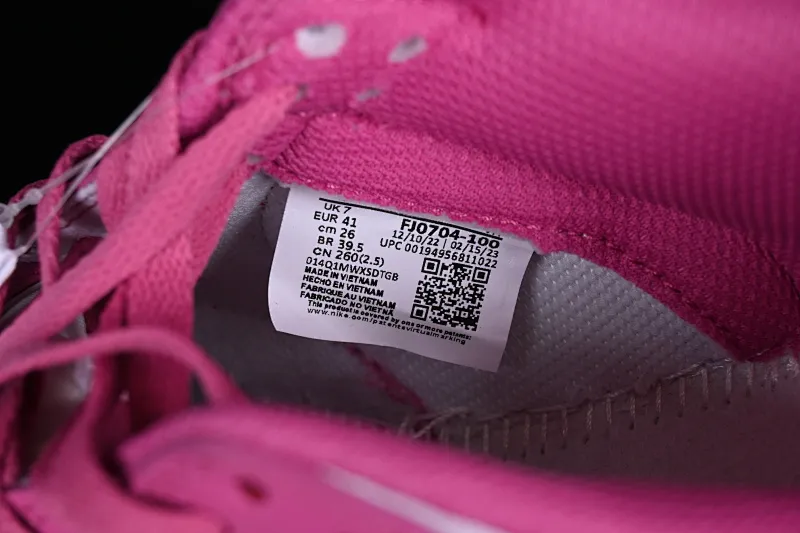 All categories Nk SB Dunk series Nk SB Dunk Low low-top sneakers N version Nk Dunk Low GS "Active Fuchsia" Barbie pink SB low-top casual sneakers FJ0704-100